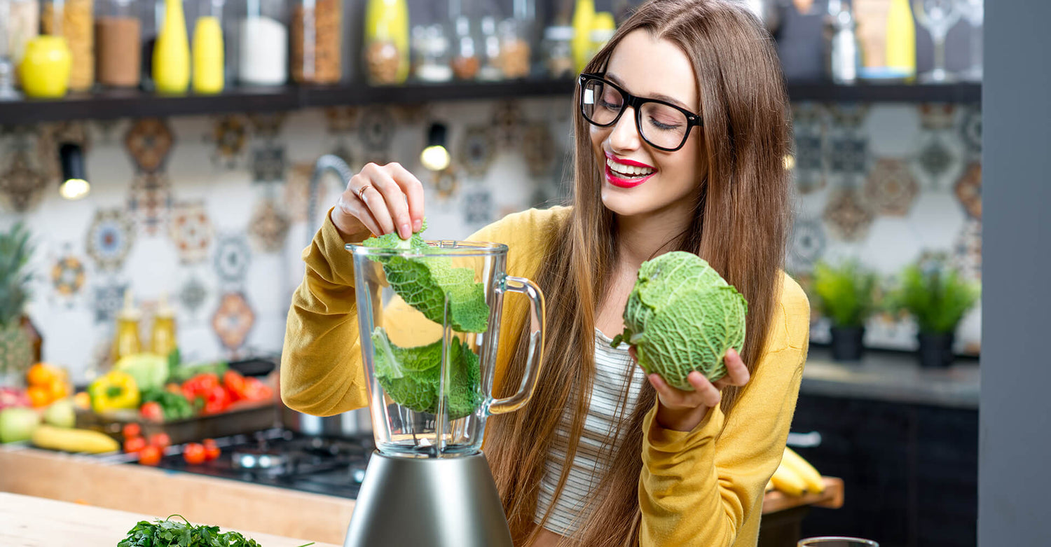 A Fresh Cabbage Juice