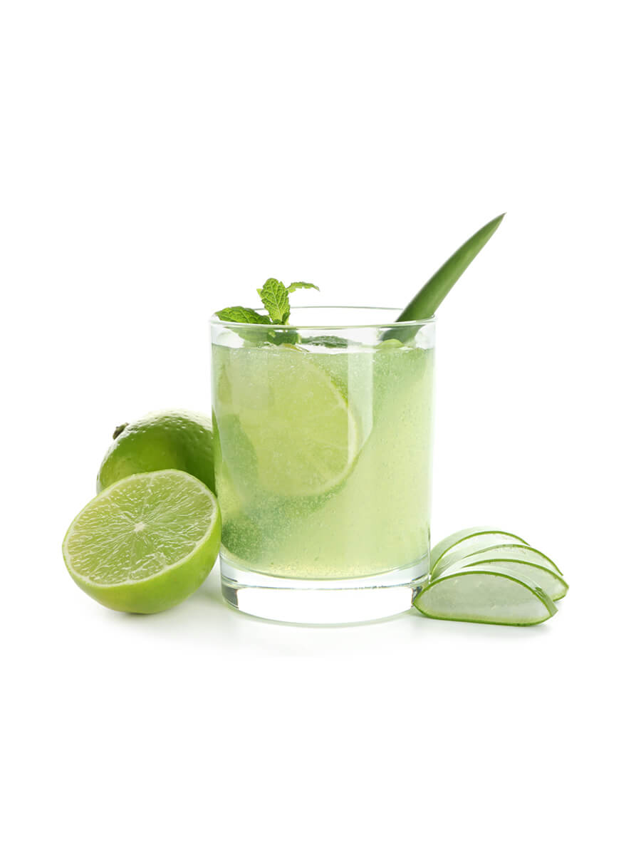 Grüner Zitronensaft